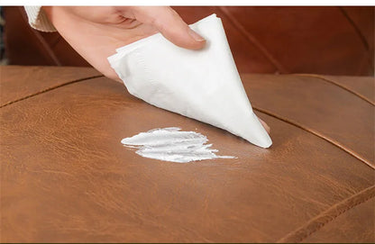 Decorative Moroccan PU Leather Pouf Soft Round Cushion Without Core Unstuffed Cushion Pillow Modern Home Decor