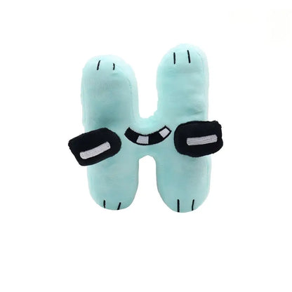 Hot Selling Puzzle Letter Plush Toys Interactive Plush Toys A-Z Letter Set Safe and Fun Children's Birthday Gift Dolls