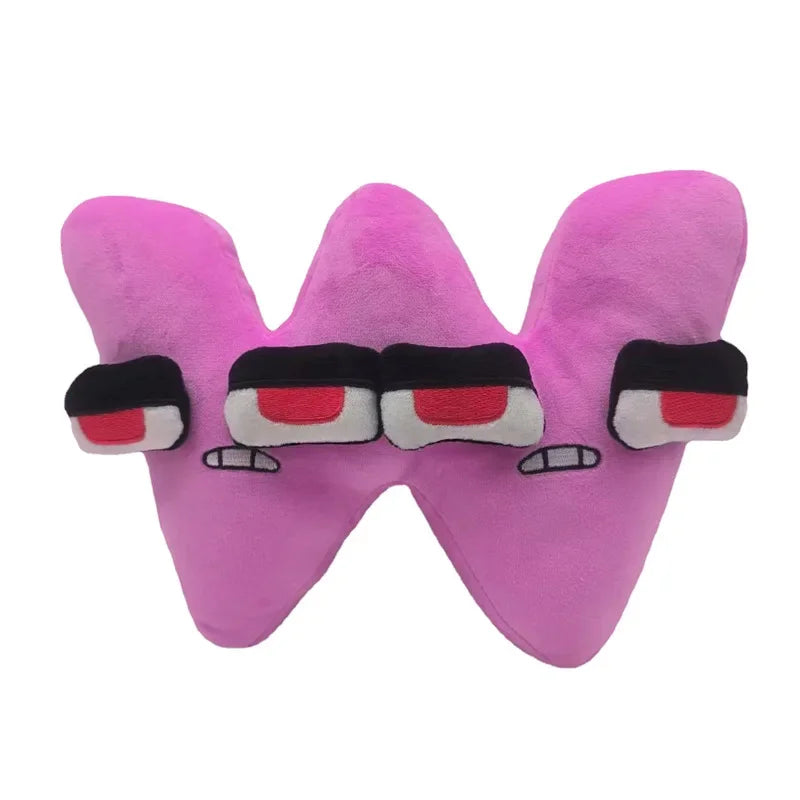 Hot Selling Puzzle Letter Plush Toys Interactive Plush Toys A-Z Letter Set Safe and Fun Children's Birthday Gift Dolls