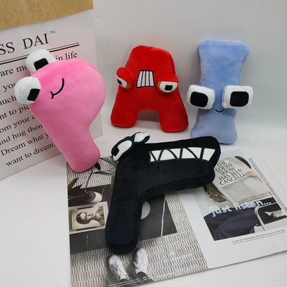 Hot Selling Puzzle Letter Plush Toys Interactive Plush Toys A-Z Letter Set Safe and Fun Children's Birthday Gift Dolls