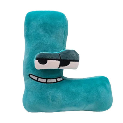 Hot Selling Puzzle Letter Plush Toys Interactive Plush Toys A-Z Letter Set Safe and Fun Children's Birthday Gift Dolls