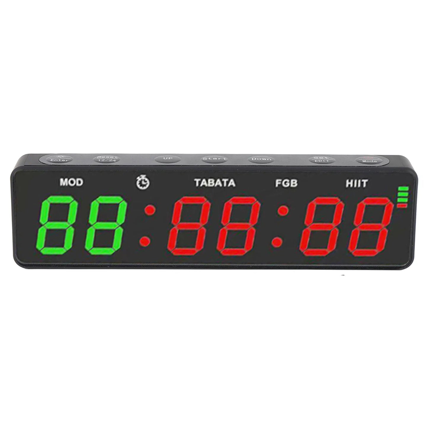 Fitness Digital Timer Gym Timer Clock HIIT Mode Portable Countdown and Count Up Rechargeable Stopwatch Magnetic for Boxing