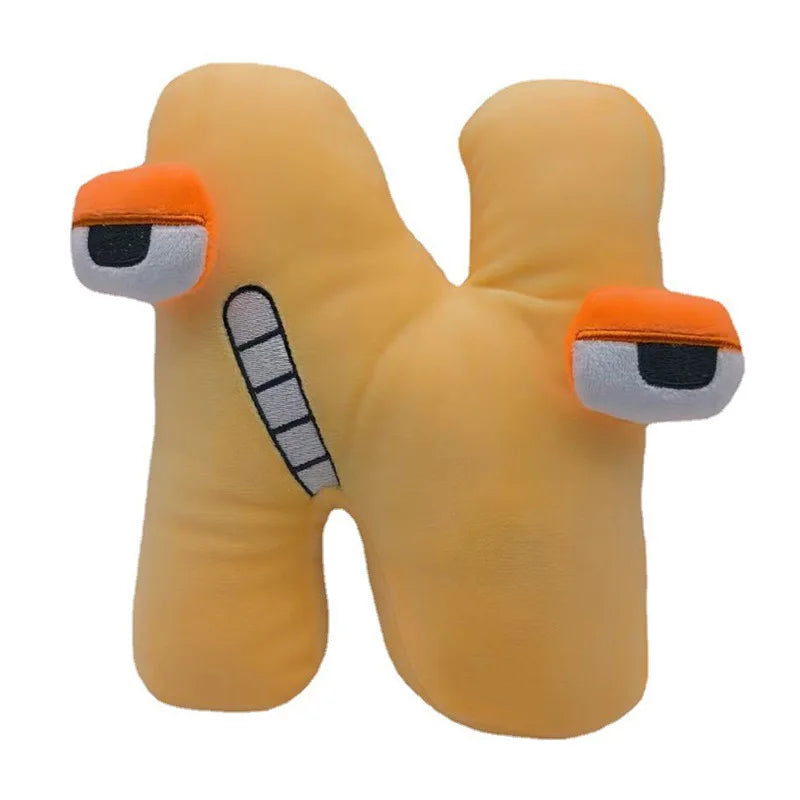 Hot Selling Puzzle Letter Plush Toys Interactive Plush Toys A-Z Letter Set Safe and Fun Children's Birthday Gift Dolls