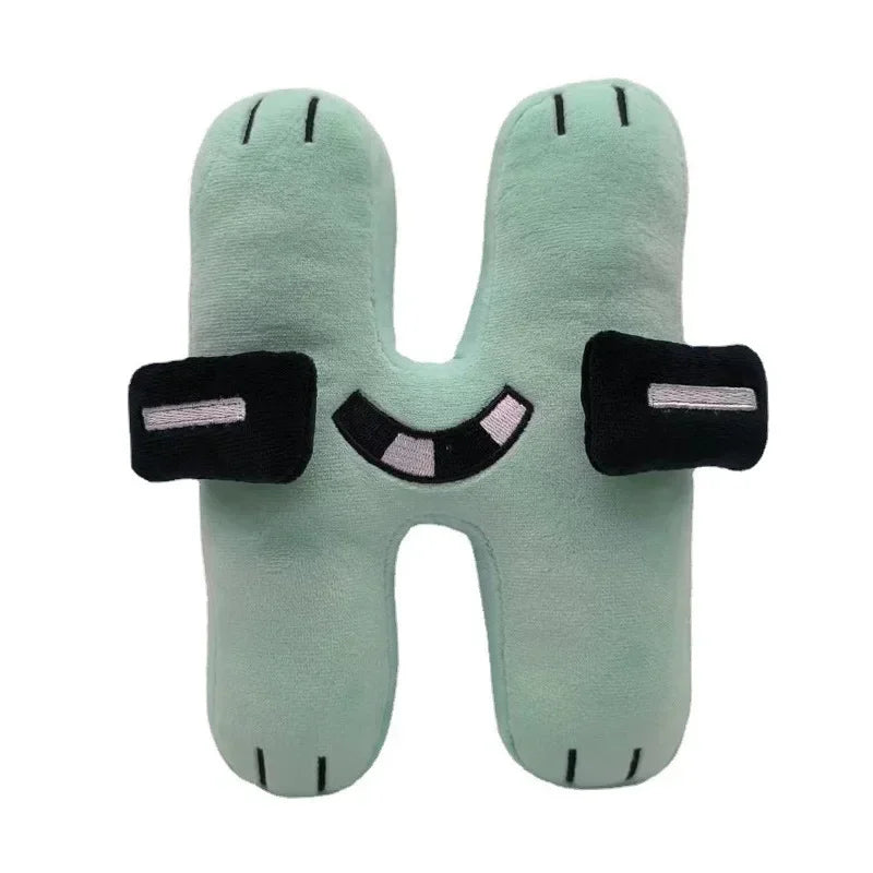 Hot Selling Puzzle Letter Plush Toys Interactive Plush Toys A-Z Letter Set Safe and Fun Children's Birthday Gift Dolls